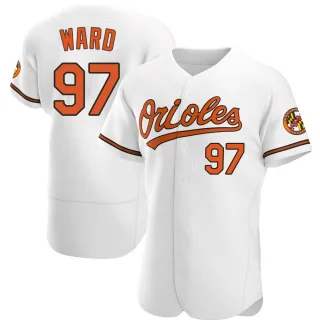 Authentic Men's Thaddeus Ward Baltimore Orioles Home Jersey - White