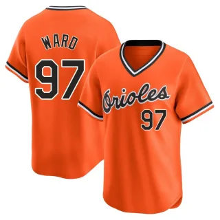 Limited Men's Thaddeus Ward Baltimore Orioles Cooperstown Collection Jersey - Orange