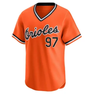 Limited Men's Thaddeus Ward Baltimore Orioles Cooperstown Collection Jersey - Orange