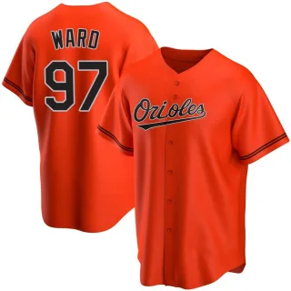 Replica Men's Thaddeus Ward Baltimore Orioles Alternate Jersey - Orange